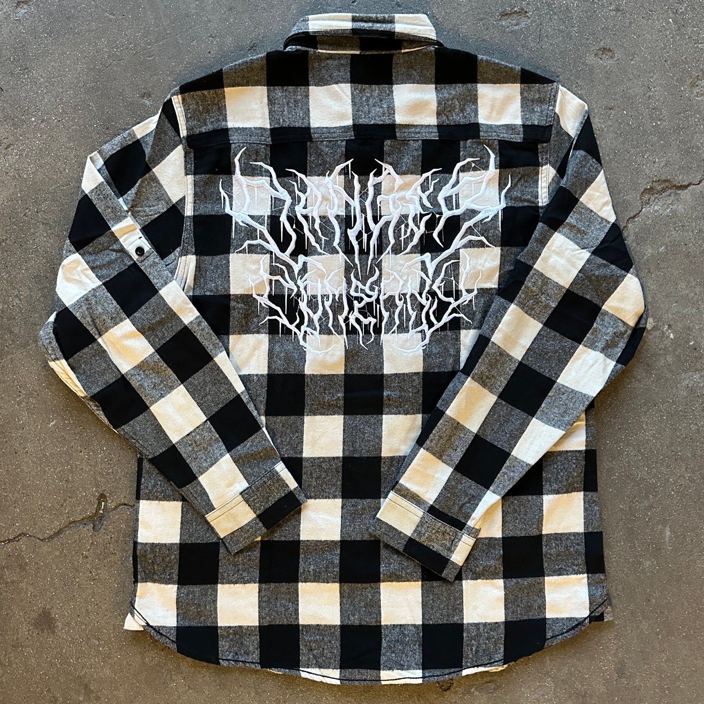 Danger Company Flannel (Ecru/Black)