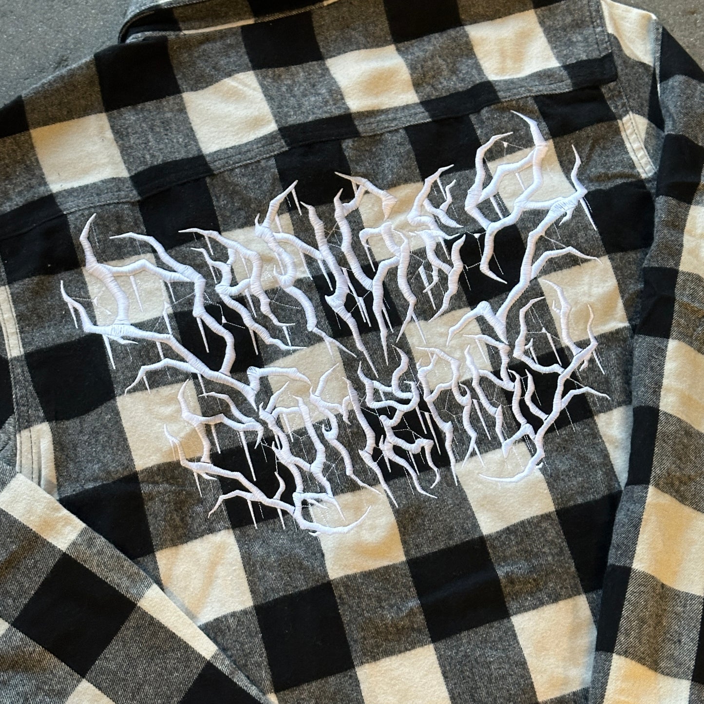 Danger Company Flannel (Ecru/Black)