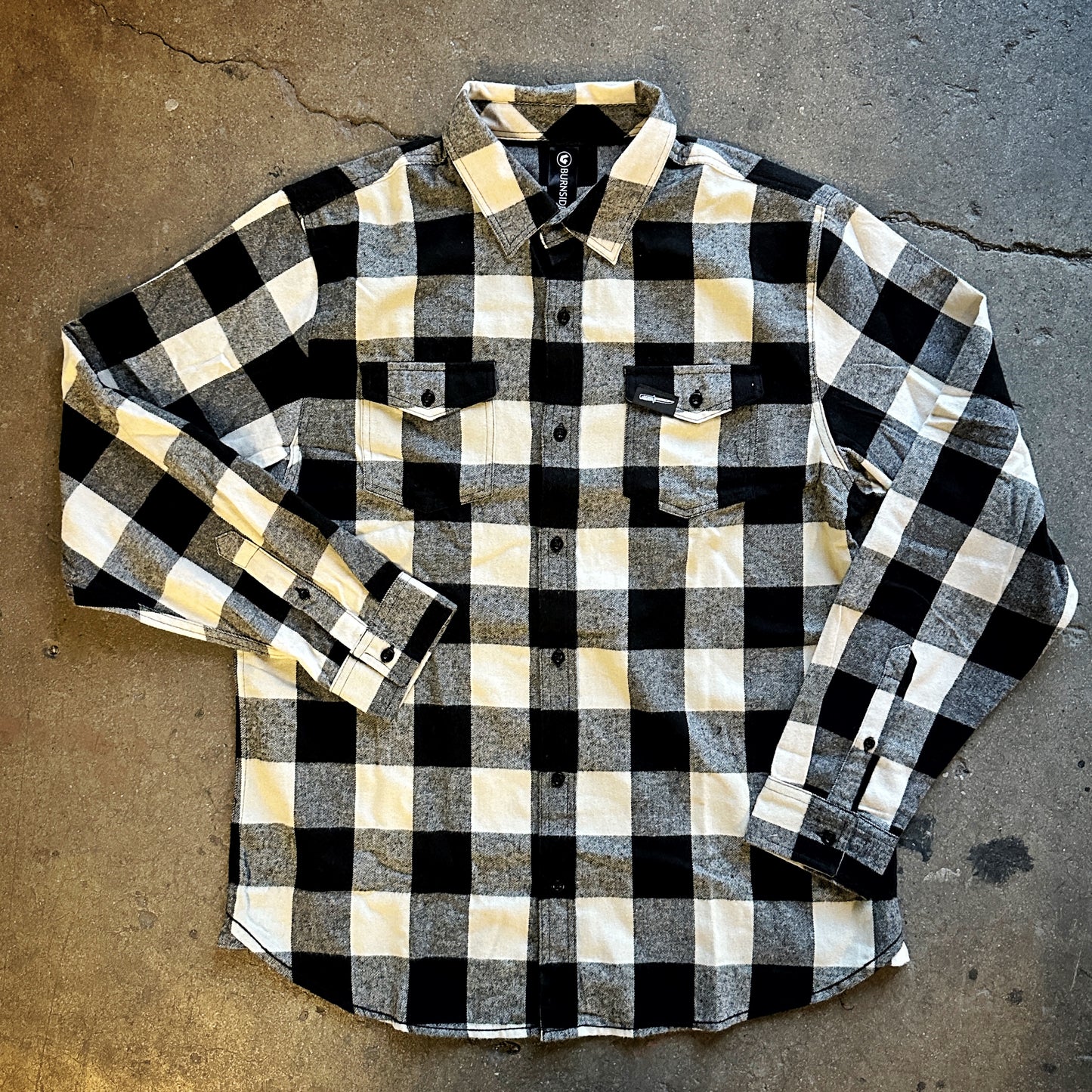 Danger Company Flannel (Ecru/Black)
