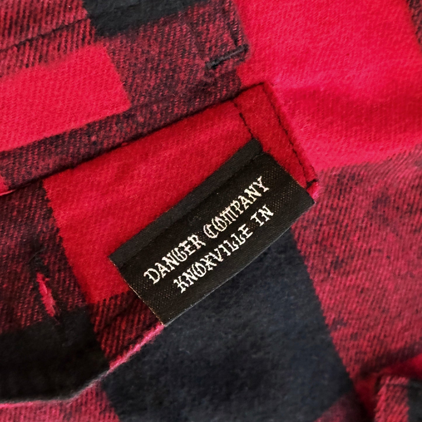 Danger Company Flannel (Red / Black)