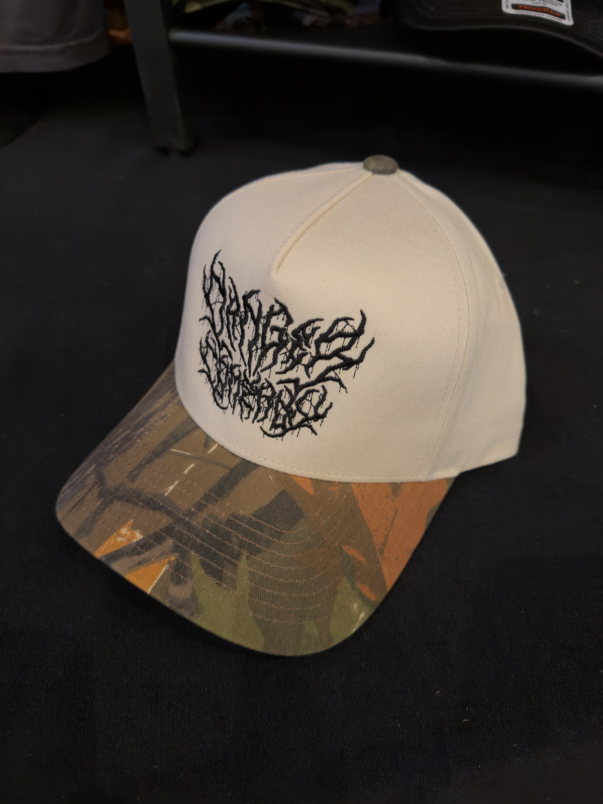 Metal Two-Tone Camo Hat